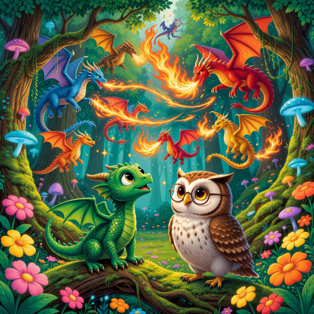EL DRAGÓN QUE APRENDIÓ A SOPLAR COLORES