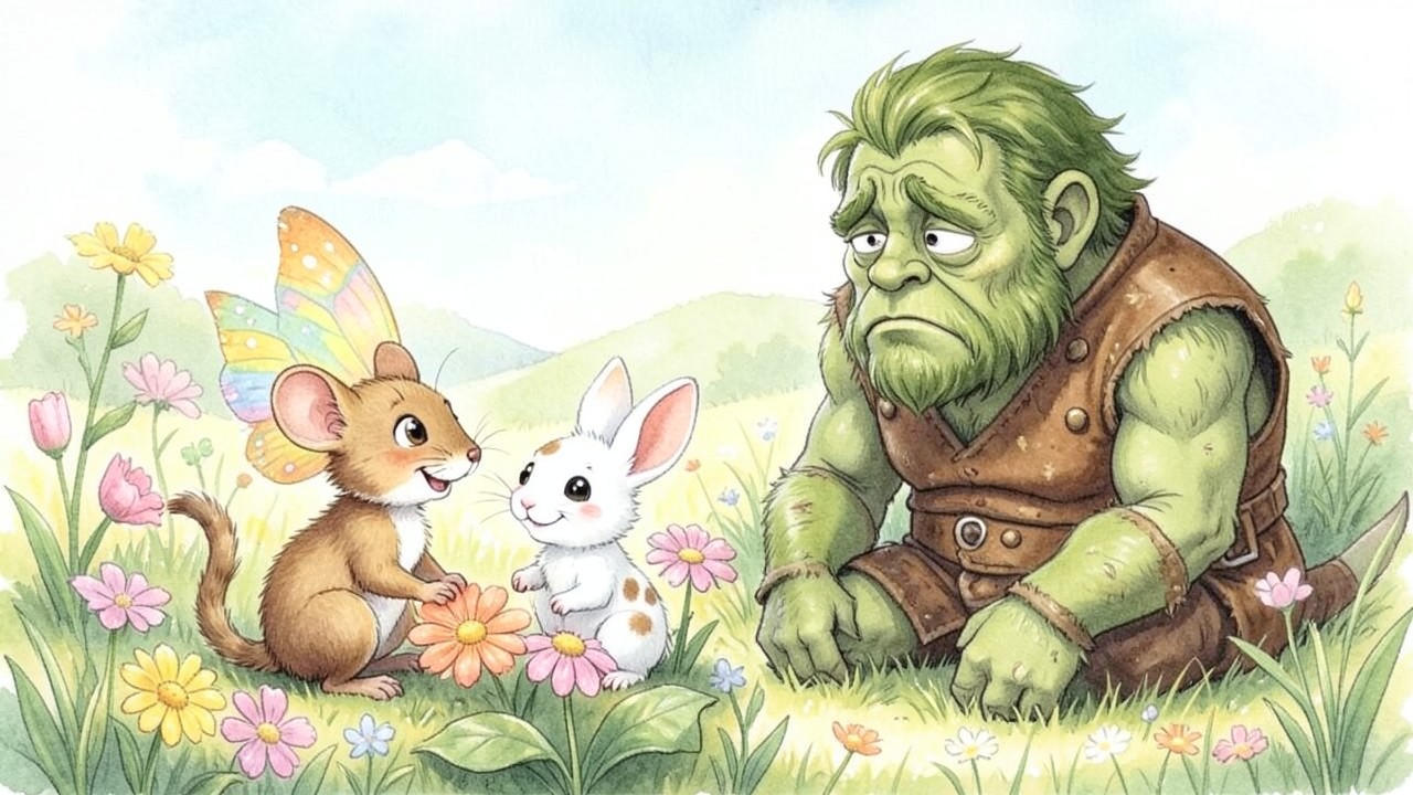 El ratoncito y la mariposa