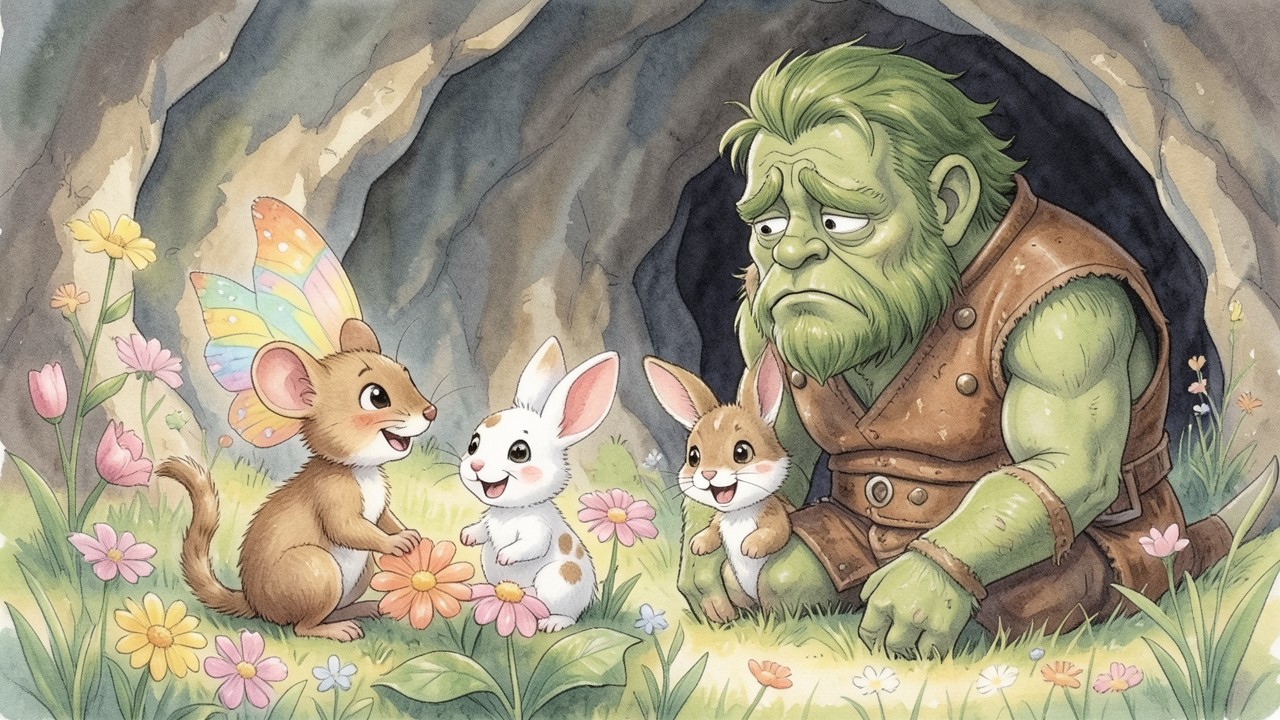 El ratoncito y la mariposa