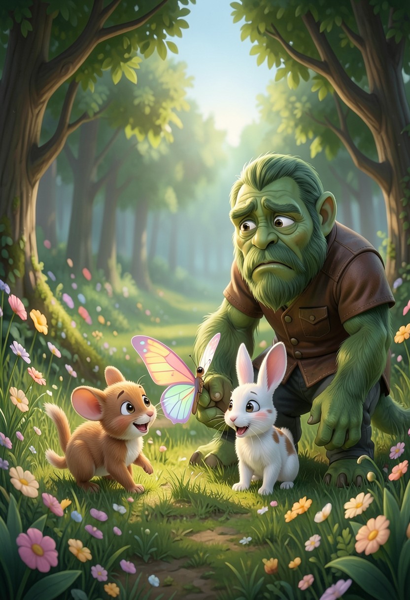 El ratoncito y la mariposa