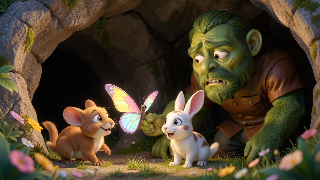 El ratoncito y la mariposa
