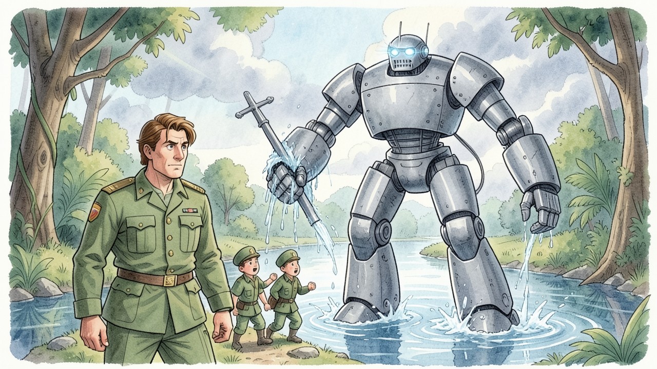 La Herida del Brazo de Titanic Robot