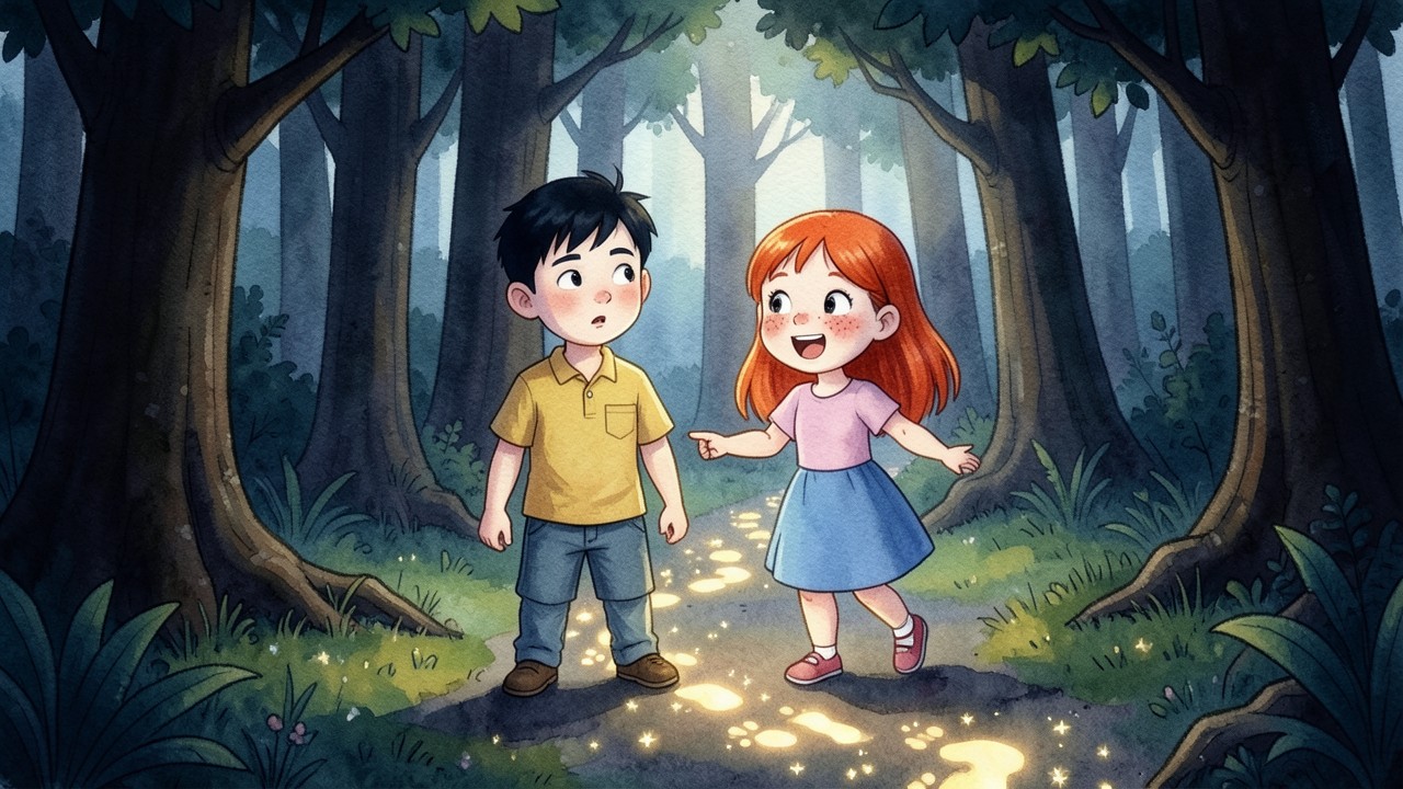 The Glowing Footprints