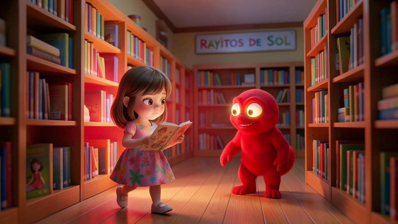 Red Mama y el libro mágico de la biblioteca