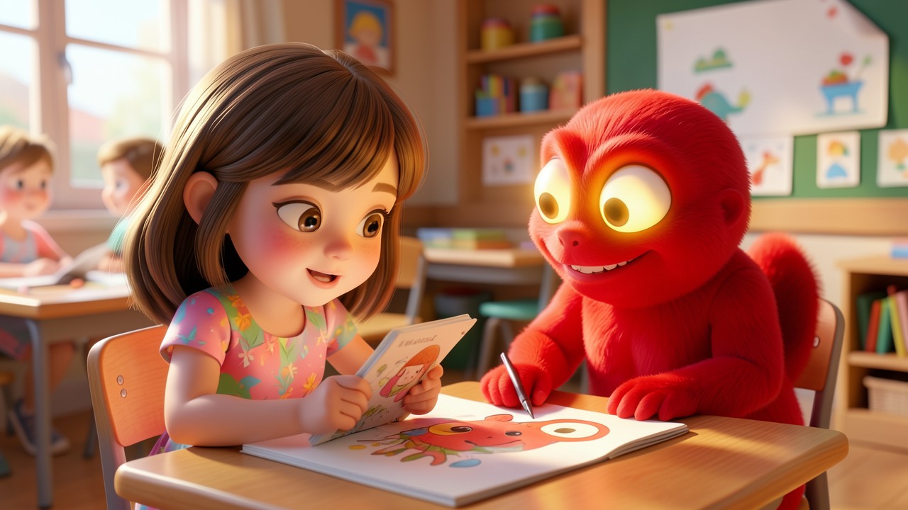 Red Mama y el libro mágico de la biblioteca