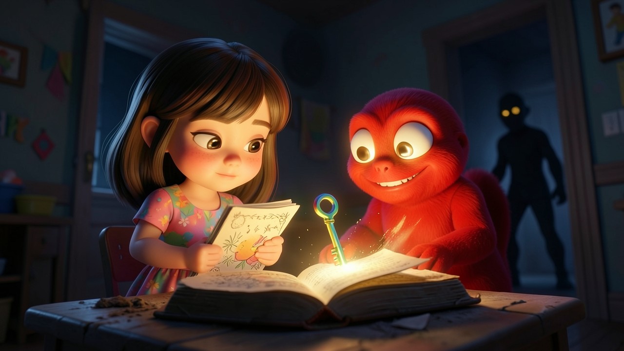 Red Mama y el libro mágico de la biblioteca