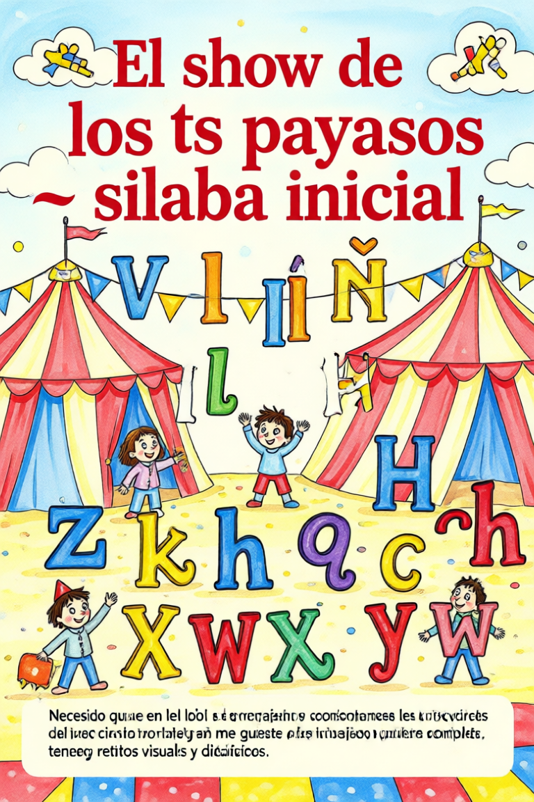 El show de los payasos – sílaba inicial