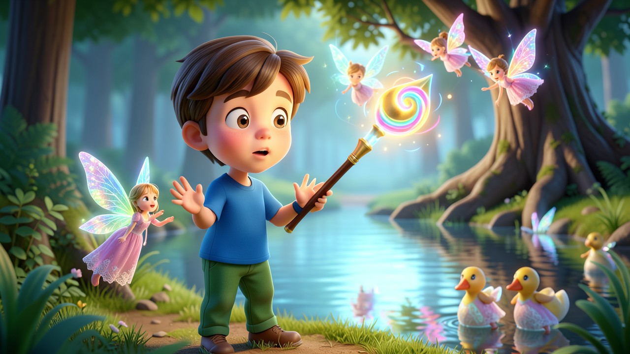 Emiliano y el bosque encantado de las hadas