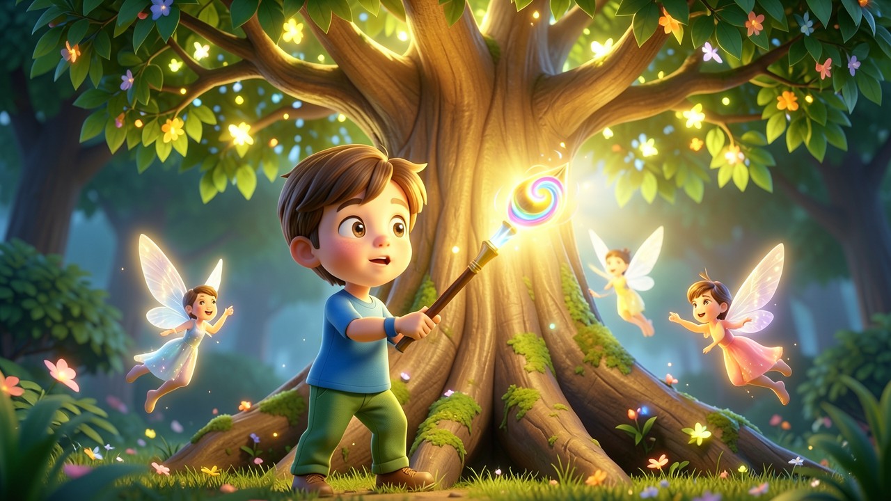 Emiliano y el bosque encantado de las hadas
