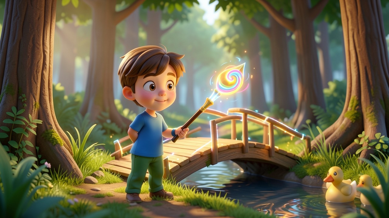 Emiliano y el puente mágico de los animales parlantes