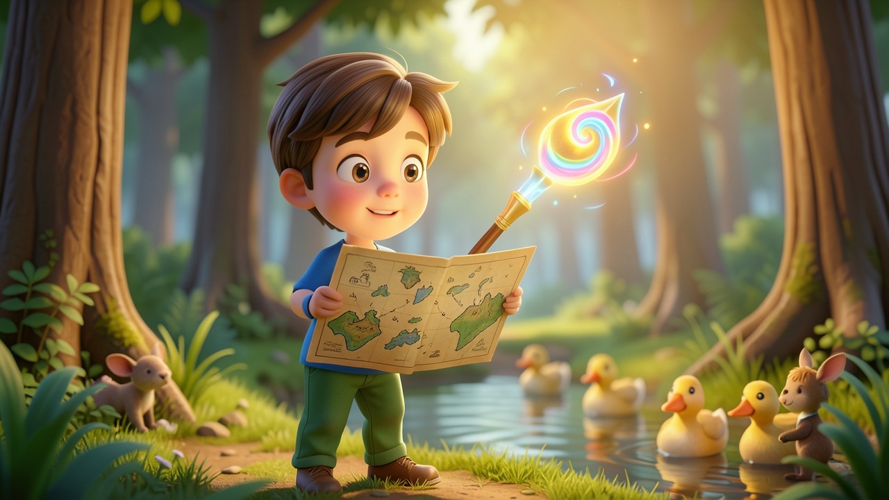 Emiliano y la isla mágica de los animales hablantes