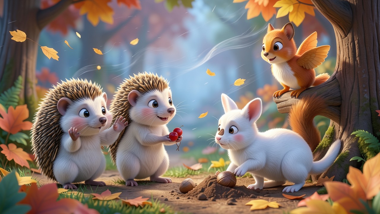 Der Igel und die Winterschlaf-Freunde