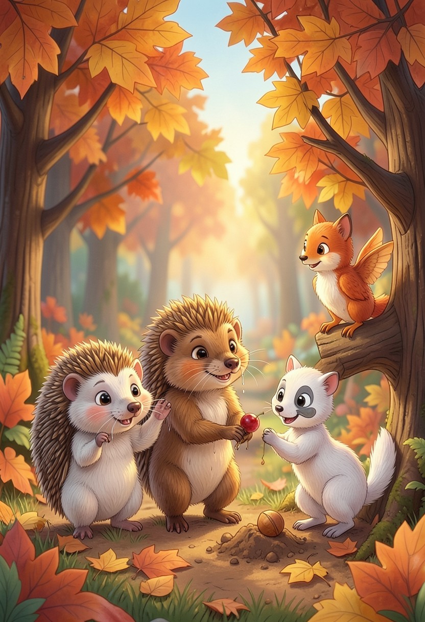 Der Igel und die Winterschlaf-Freunde