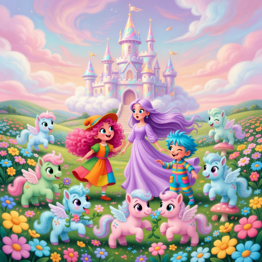 Las tres hermanas del Castillo de las Nubes Pastel