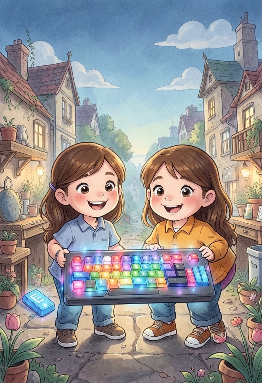 El viaje del teclado unido