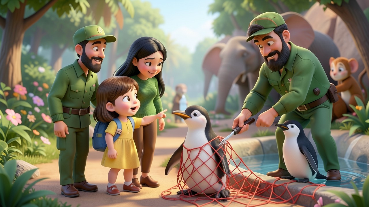 El pinguino atrapado en la red — Seite 2