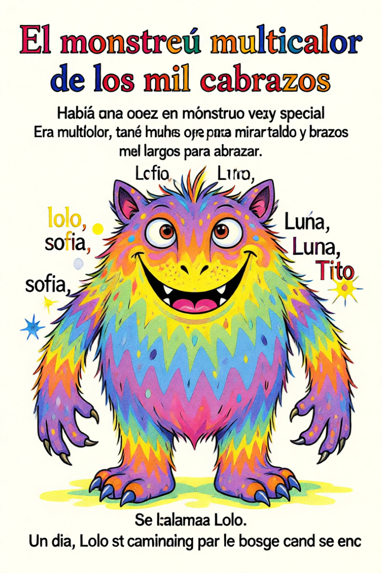 El monstruo multicolor de los mil abrazos
