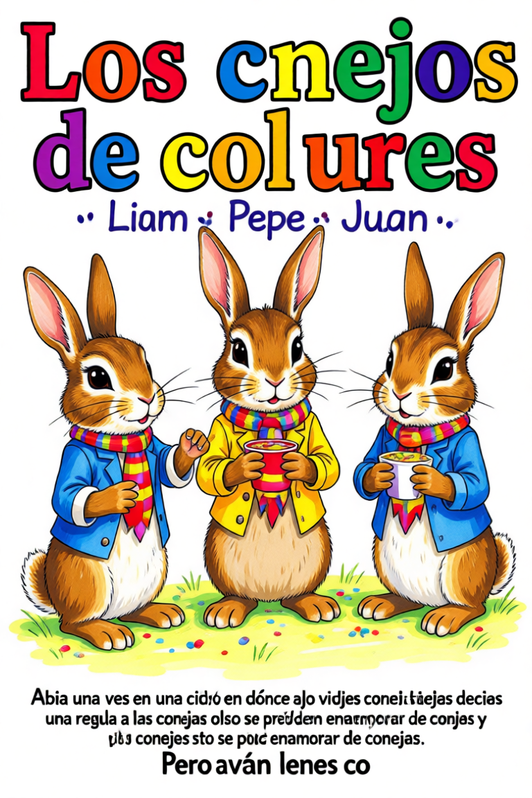 Los conejos de colores