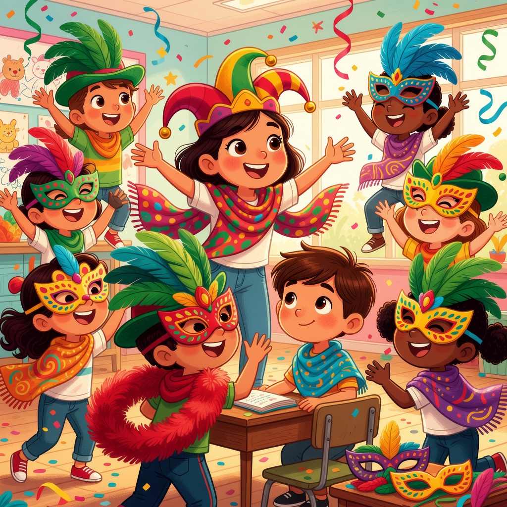 El pequeño desfile de Carnaval