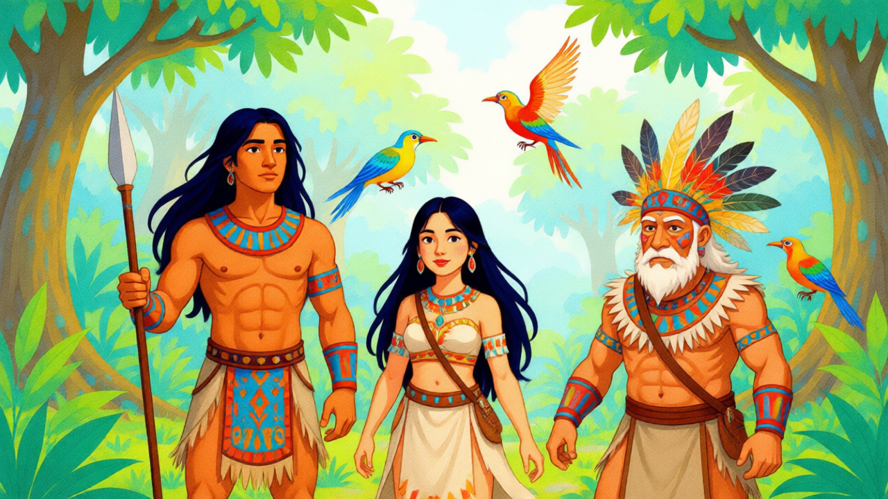 The Brave Hunter and the Gentle Maiden — Página 1