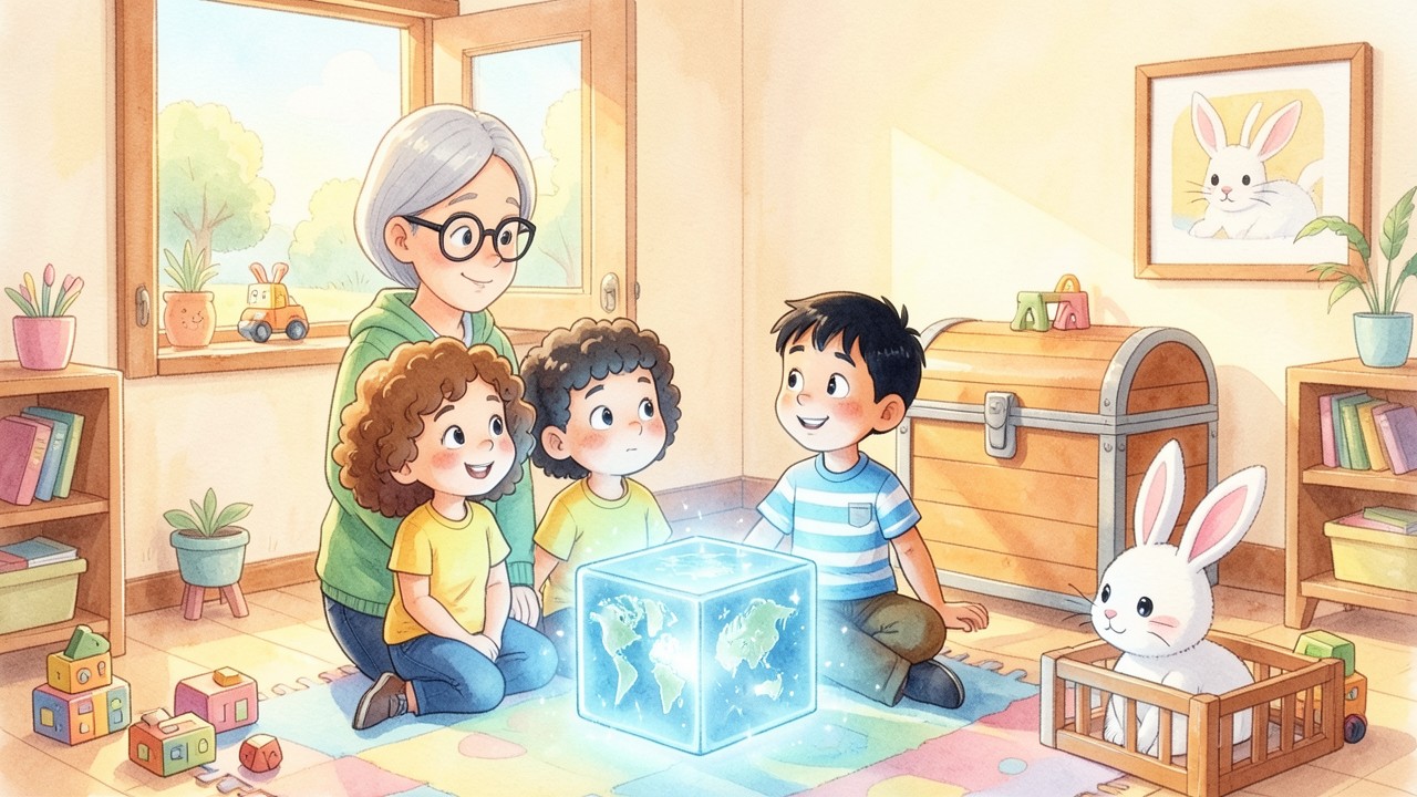The Secret Map in the Magic Block