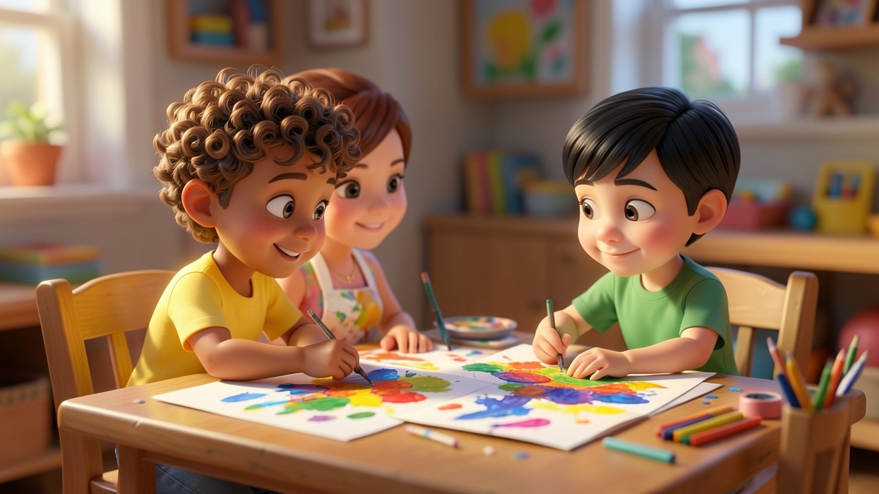 Mateo y la Puerta de los Colores: Una Aventura Escolar