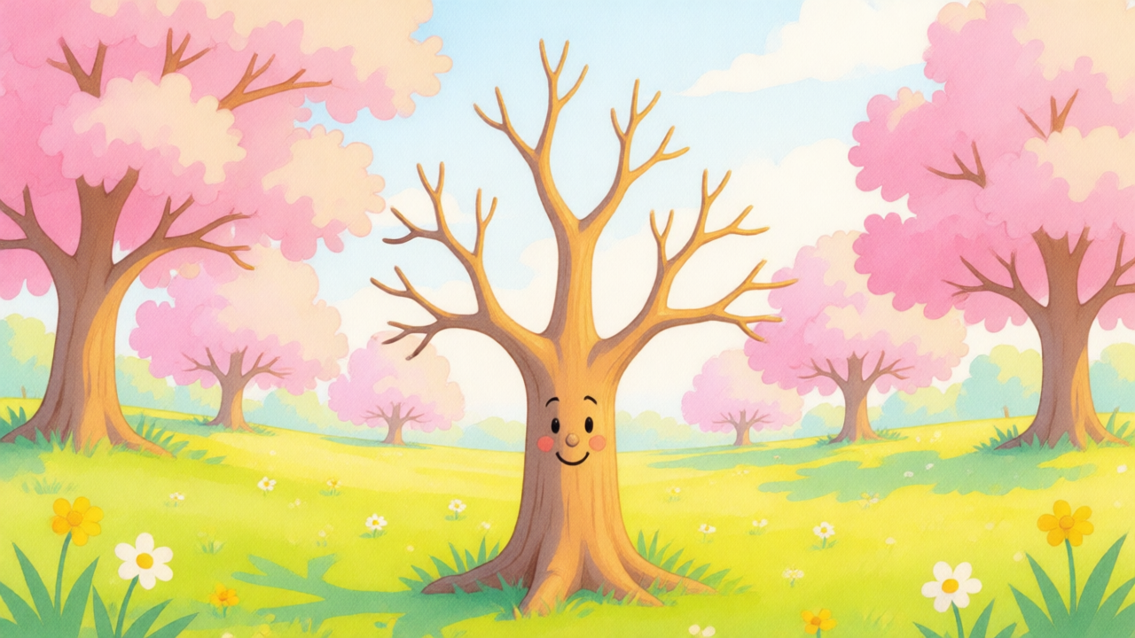The Little Tree and the Silver Spark — Página 1