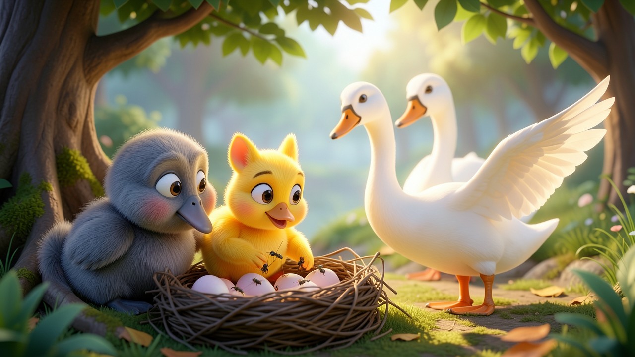 O Patinho Feio e o Ninho Esquecido