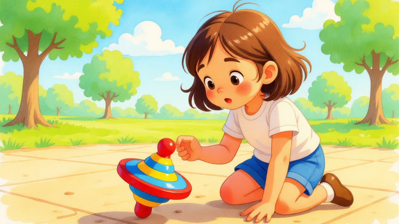 Haidy descubre un juguete mágico