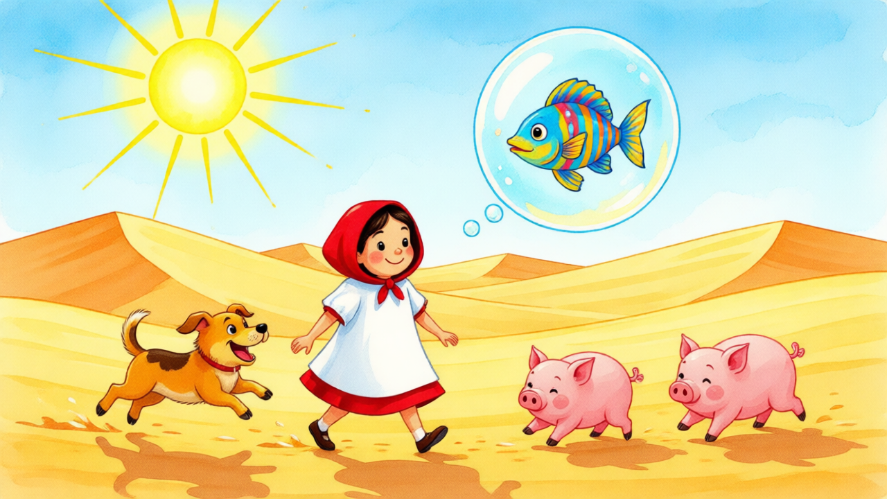 ¡Un Pez en Apuros en el Desierto Caliente! — Página 1