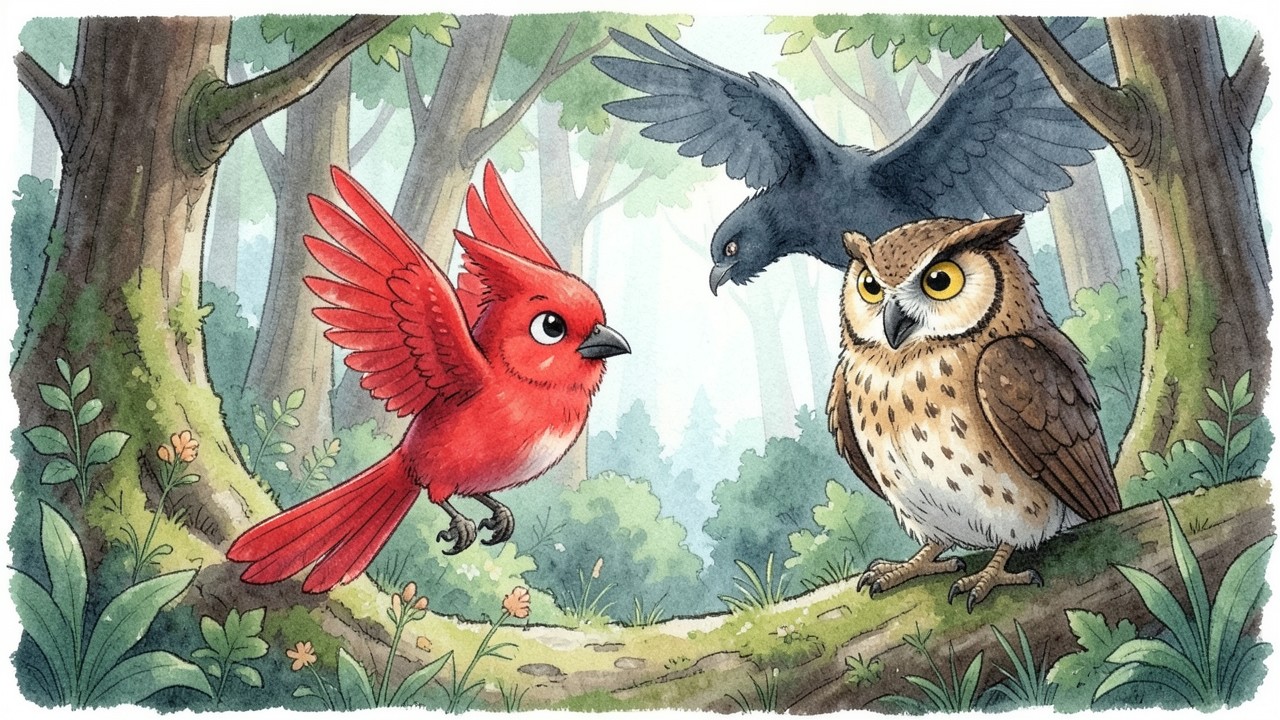 El cardenal valiente en La Arboleda