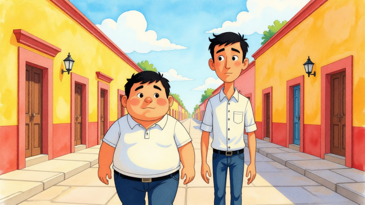 Una panza llena y un amigo miedoso — Página 1