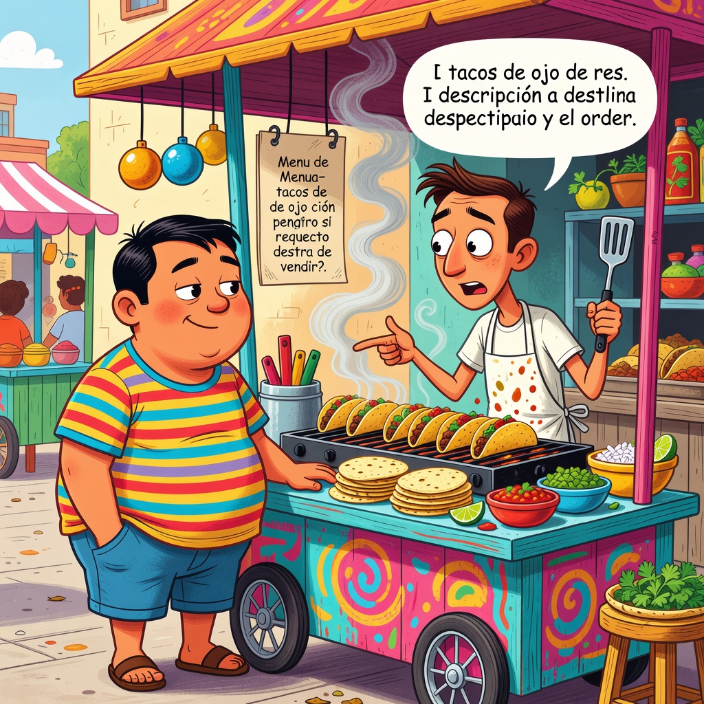 La descripcion del taco de ojo