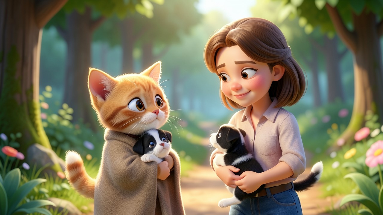 Gorky y el perro perdido en el bosque