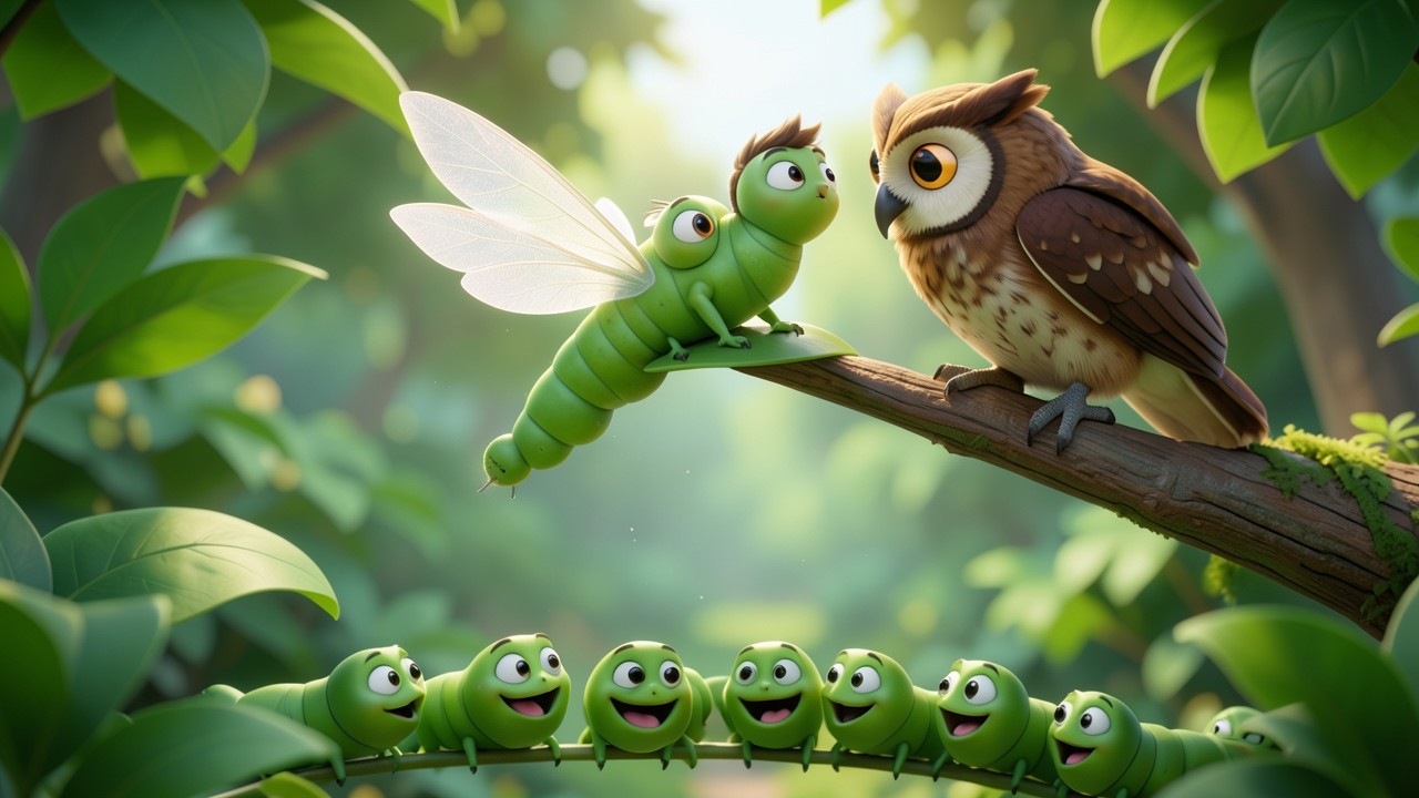 La Oruga que Soñaba con Volar