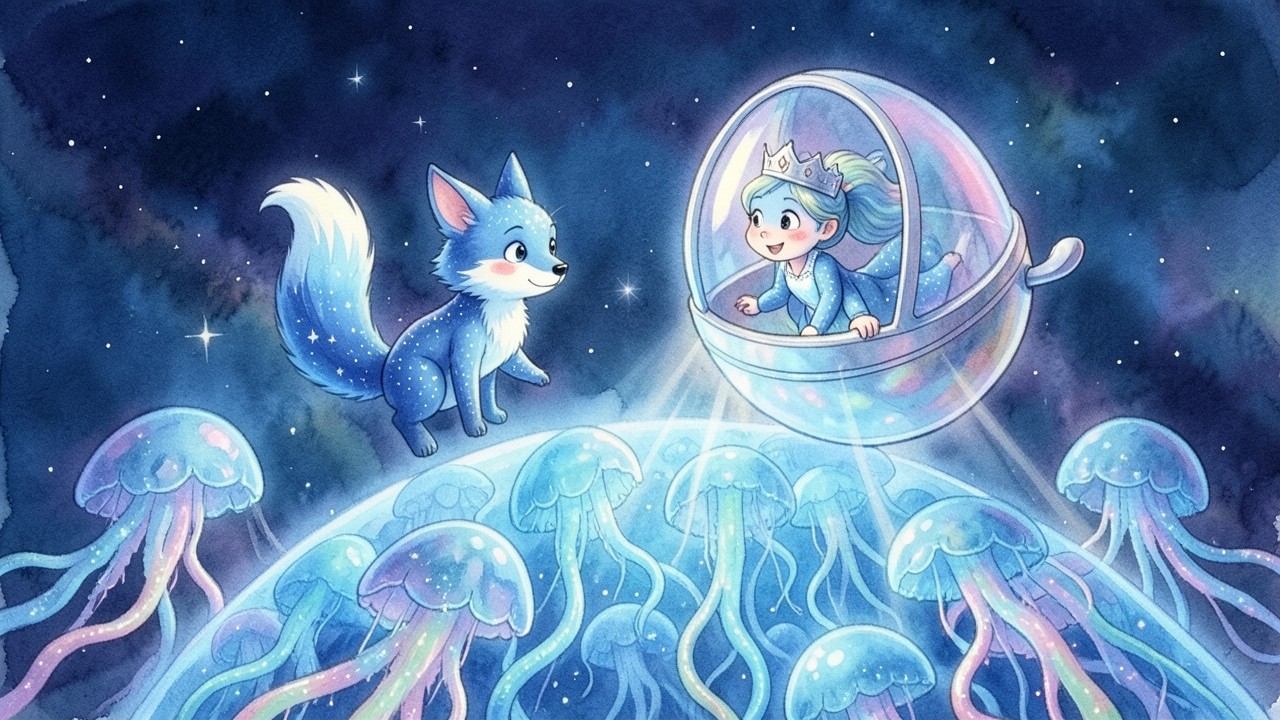 Dancing with Jellyfish in the Glowing Ocean