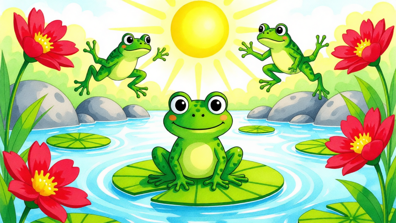 Pepe y el Estanque de las Flores Rojas — Página 1