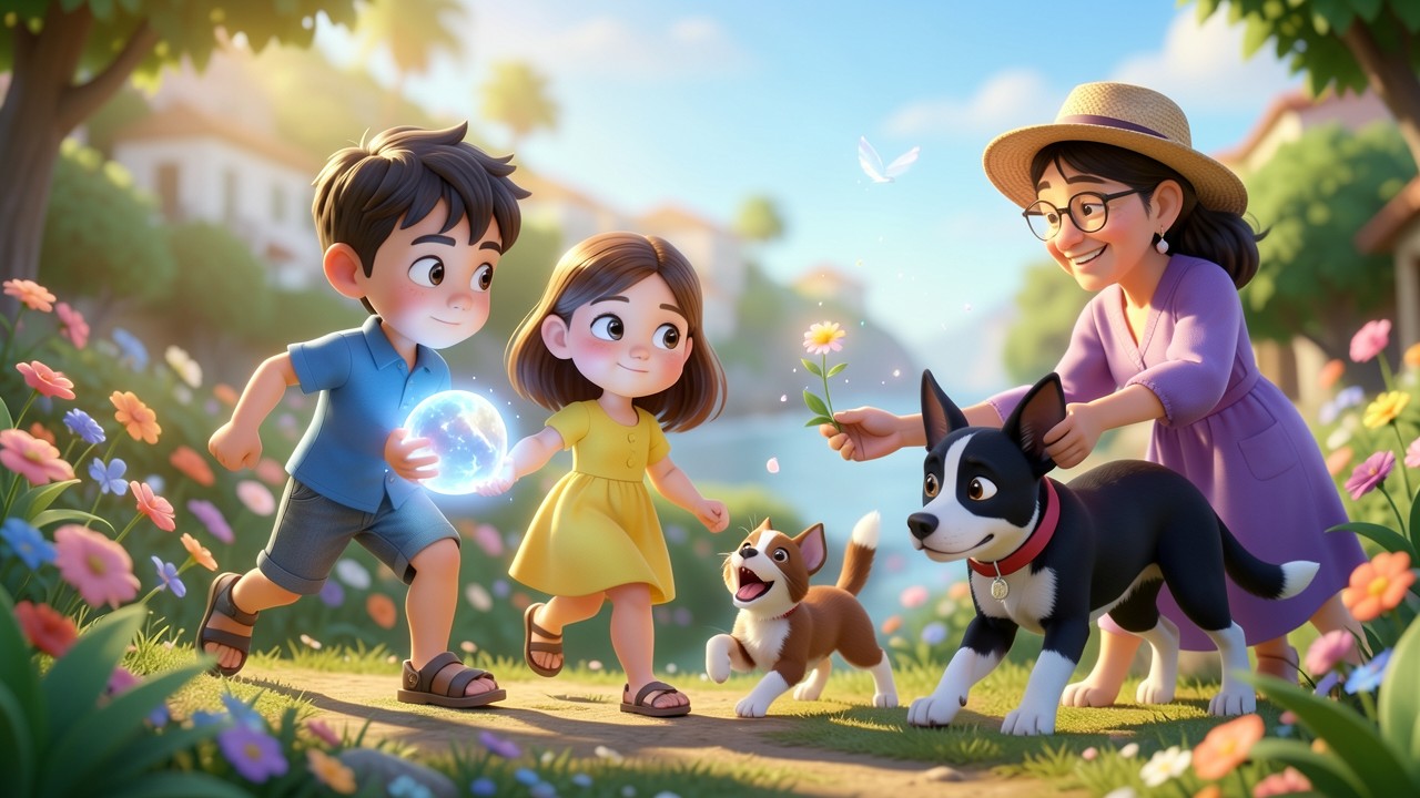 Luna y Makenzy: La Aventura del Jardín Secreto