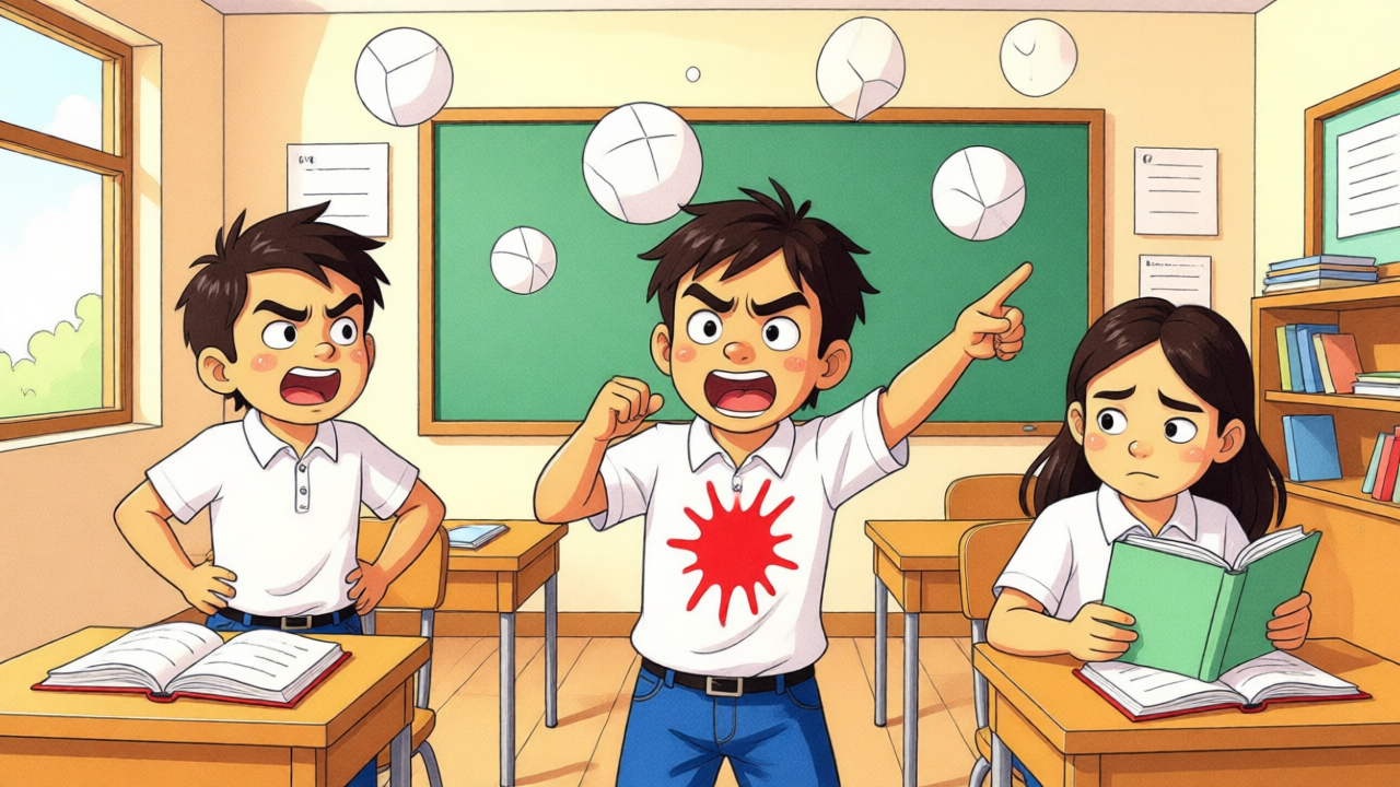 El gran lío del 3 “A” y las palabras mágicas — Página 1