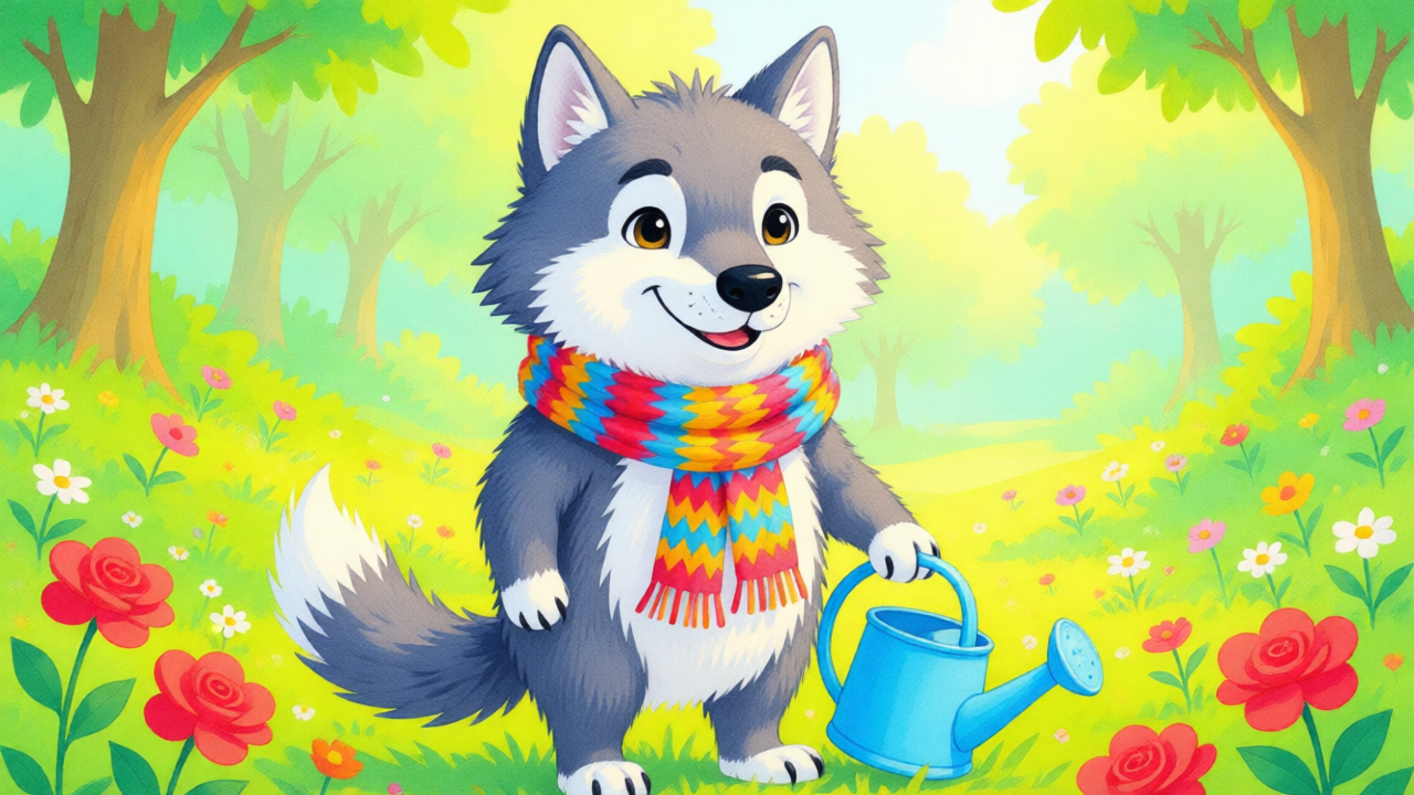 El Lobo que amaba las flores — Página 1