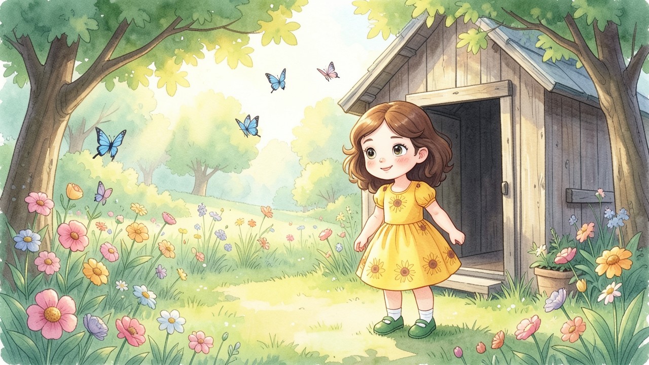 Maia and the Butterfly Garden
