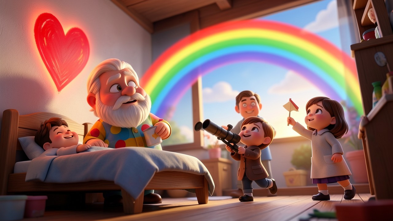 Der Regenbogenmaler und das verschwundene Rot