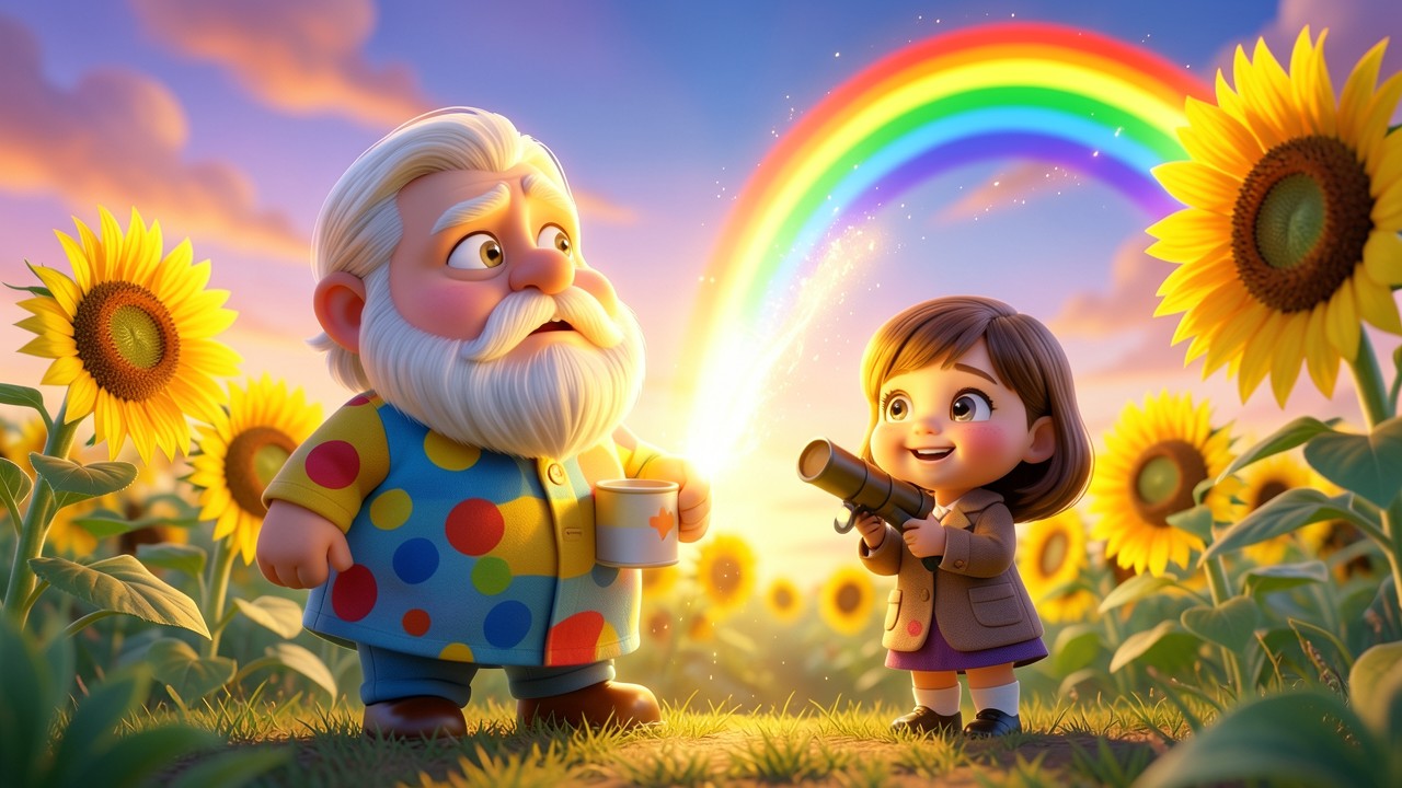 Der Regenbogenmaler und das verschwundene Gelb