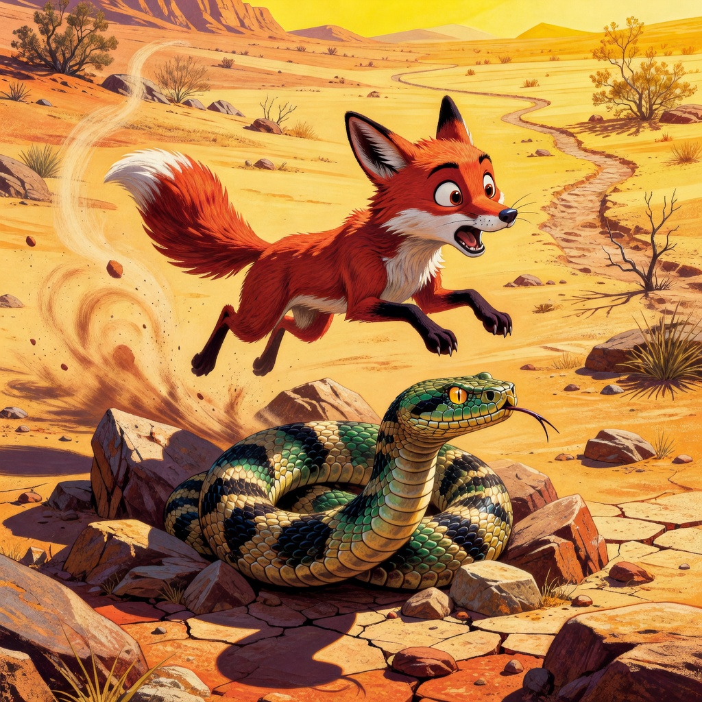 El zorro y la serpiente