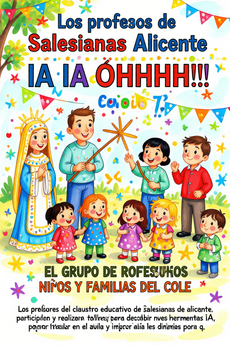 Los profes de Salesianas Alicante IA IA OHHHH!!!