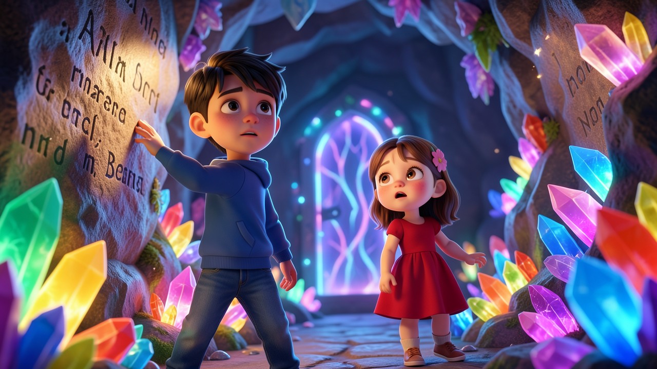 La cueva de los cristales brillantes