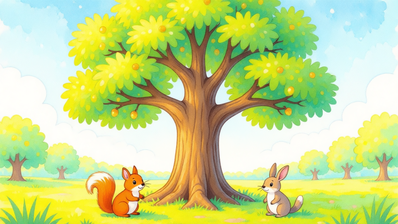 The Proud Tree and His Golden Fruit — Página 1
