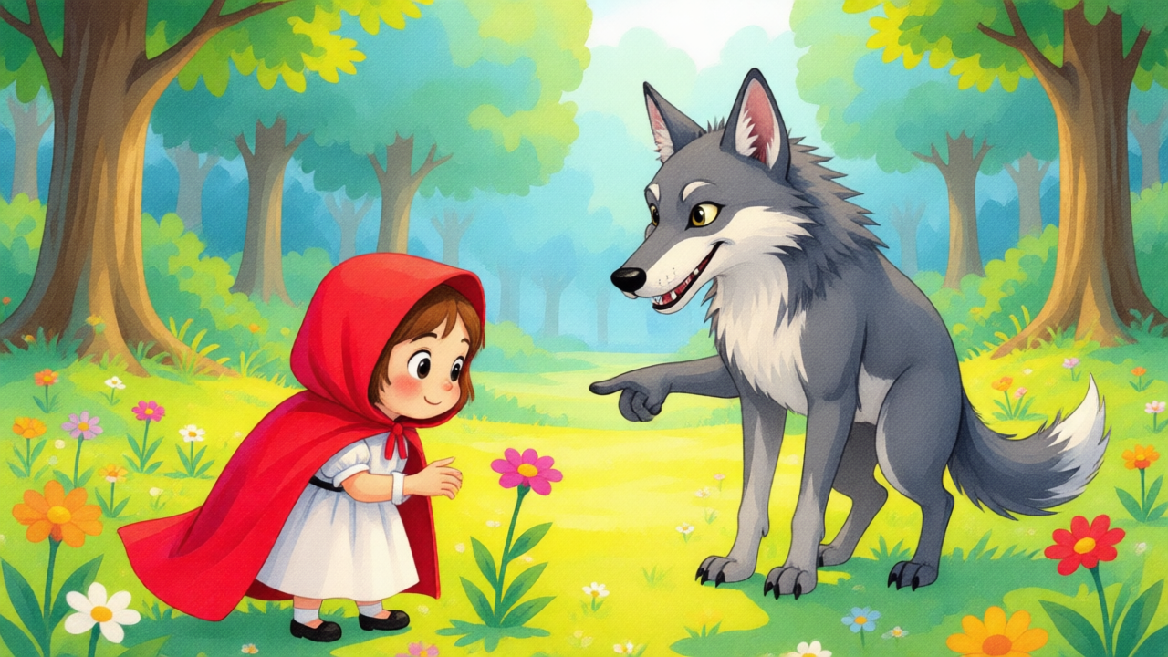 Caperucita Roja y el Camino por el Bosque — Página 3