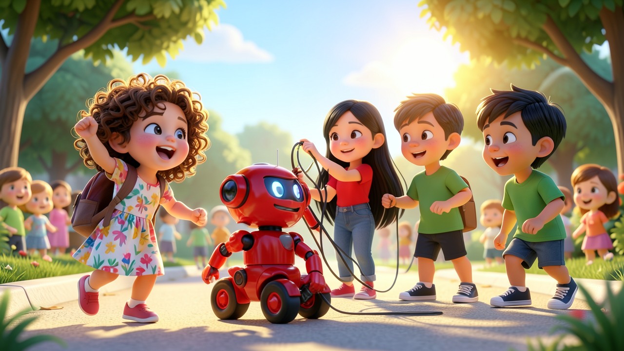 La Carrera de Robots en el Parque