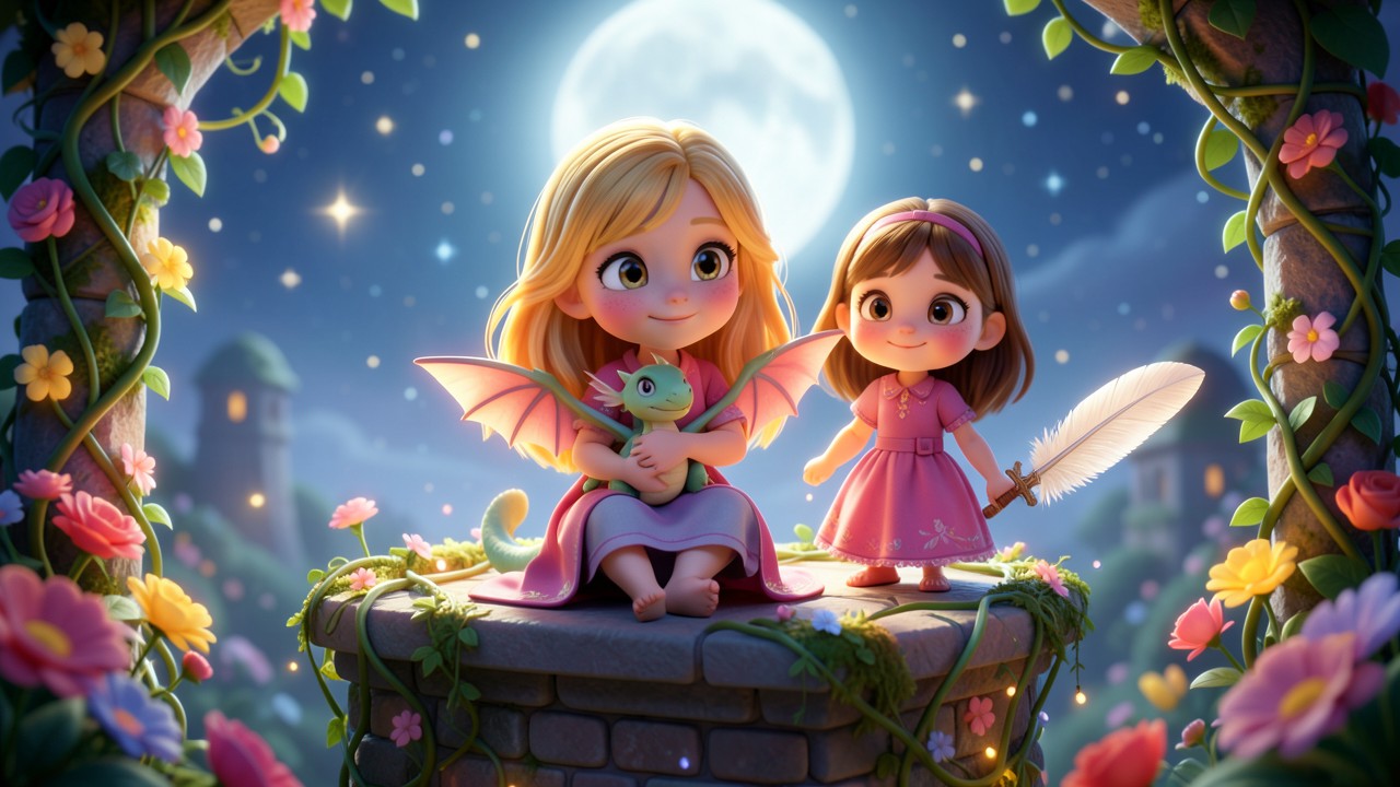 Rapunzel Geschichte: Ein Haar voller Licht